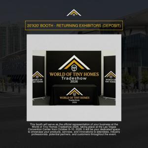20'x20' BOOTH - Returning Exhibitors (25% Deposit)