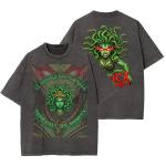 Medusa Acid Wash T-Shirt