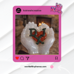 Custom Family Initials Heart Sculpture