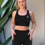 Trypto Active Seamless Ribbed Set - Onyx Black